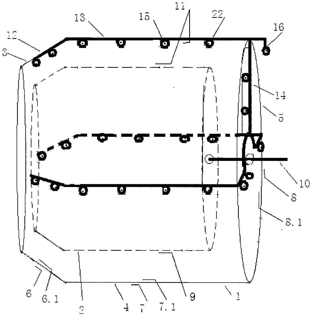 Self-cleaning method for full-automatic roller washing machine