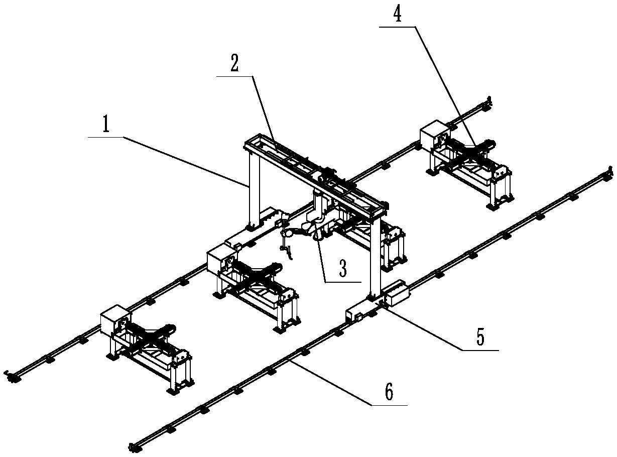 Iron tower welding production line