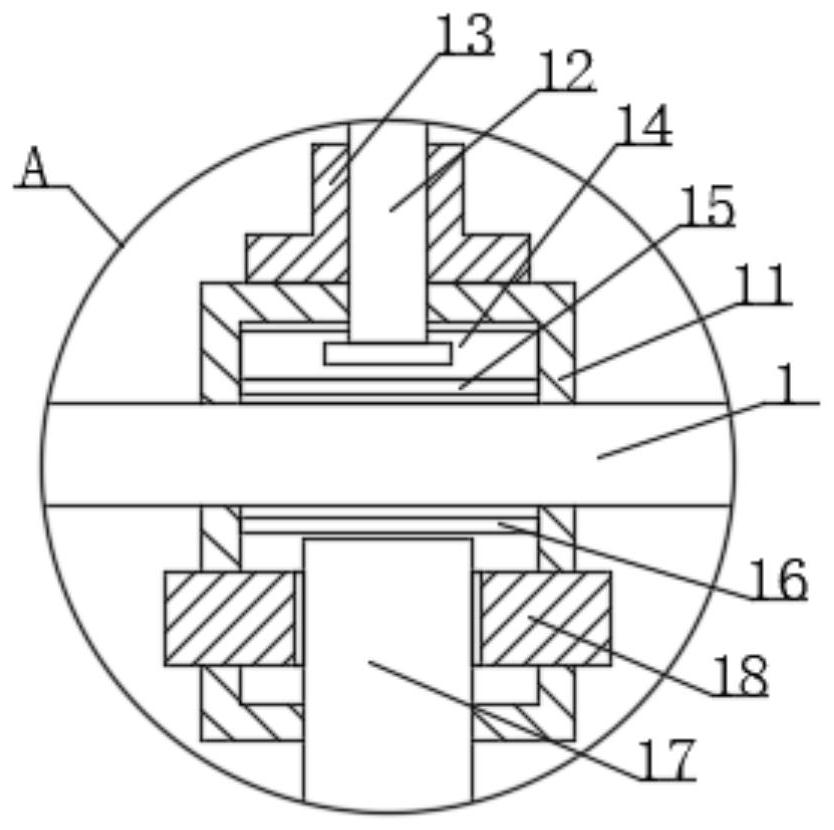 A positioning structure of the rear y-axis of a bending machine