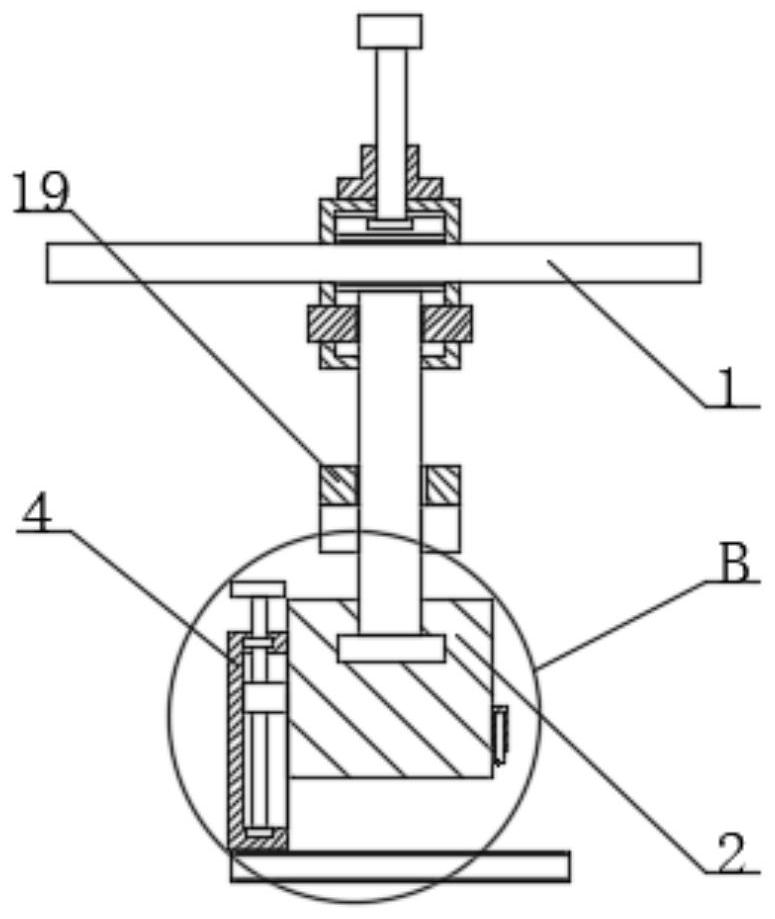 A positioning structure of the rear y-axis of a bending machine