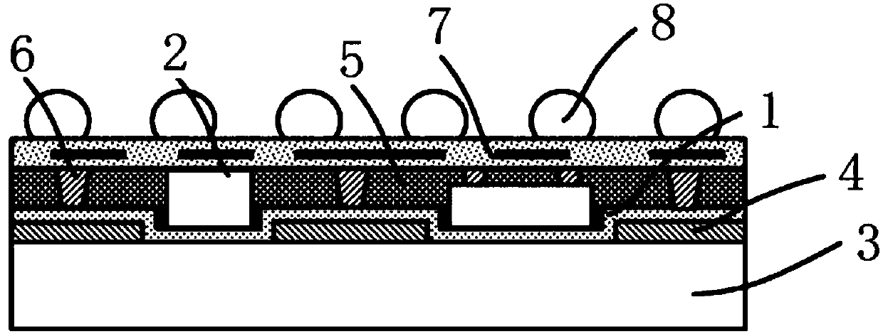 Fan-out wafer-level chip packaging structure and method