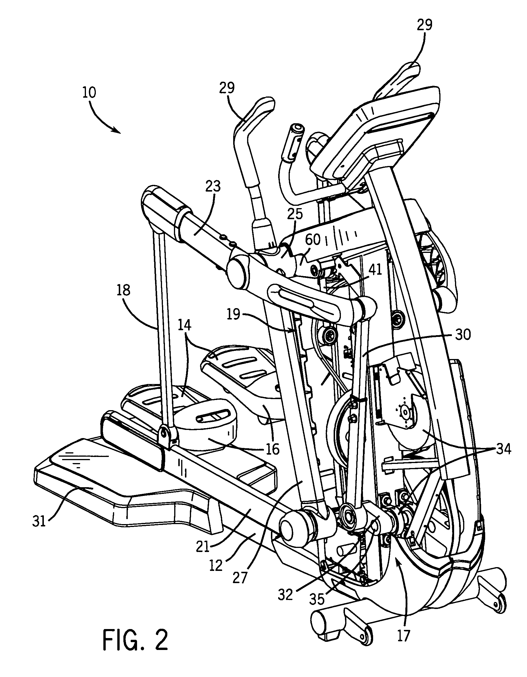 Supplemental resistance assembly for resisting motion of an exercise device