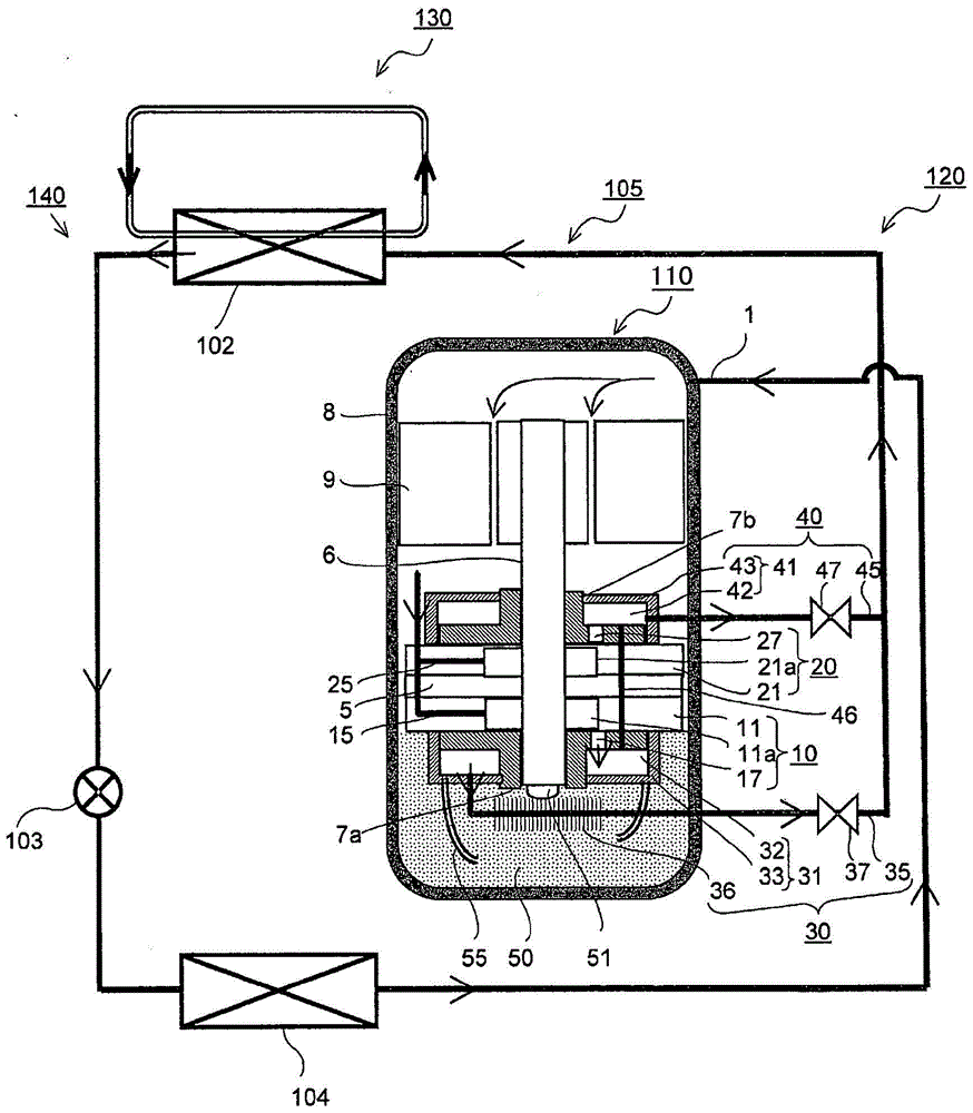 Refrigerant compressors and heat pumps