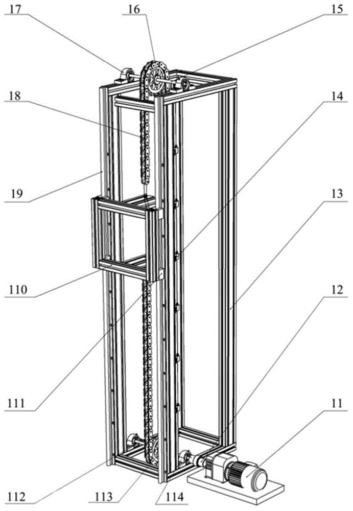 Automatic stacking device for grafted seedling trays