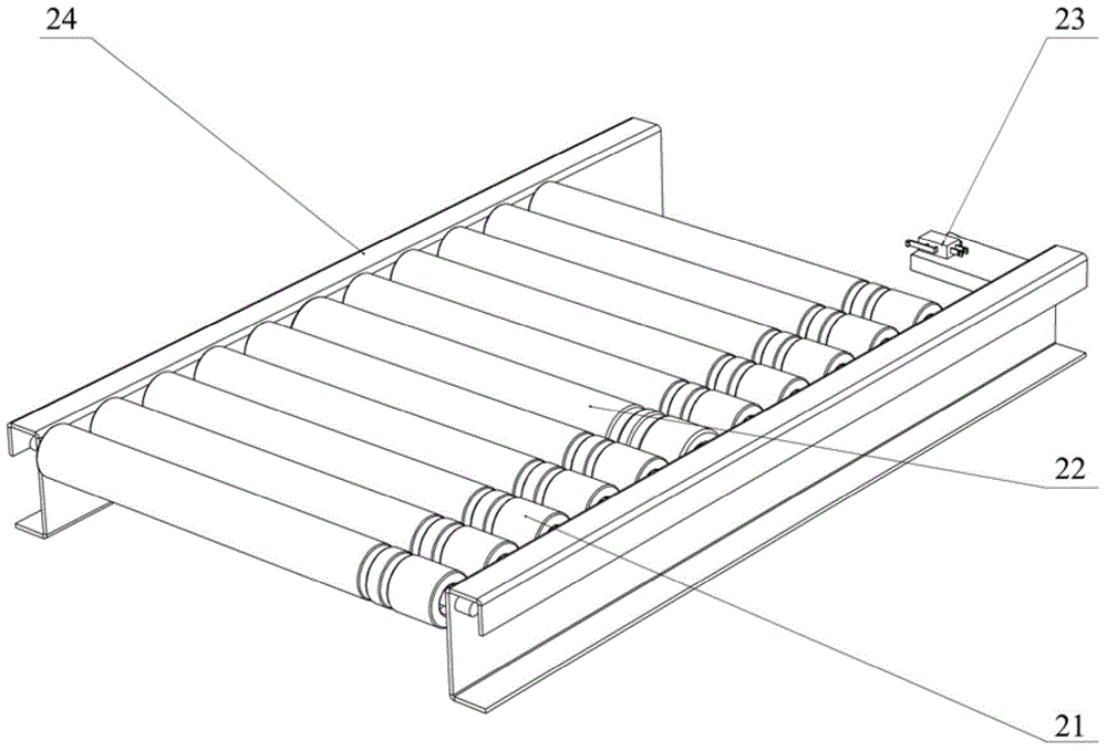 Automatic stacking device for grafted seedling trays