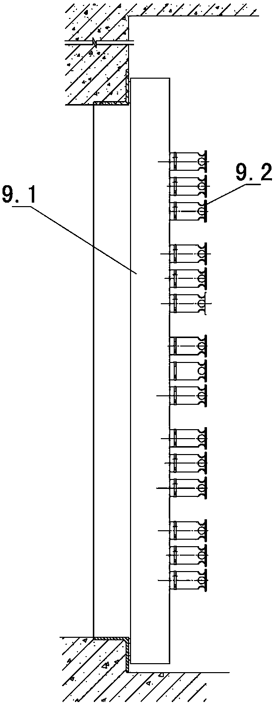 Urban rail traffic engineering civil air defense system