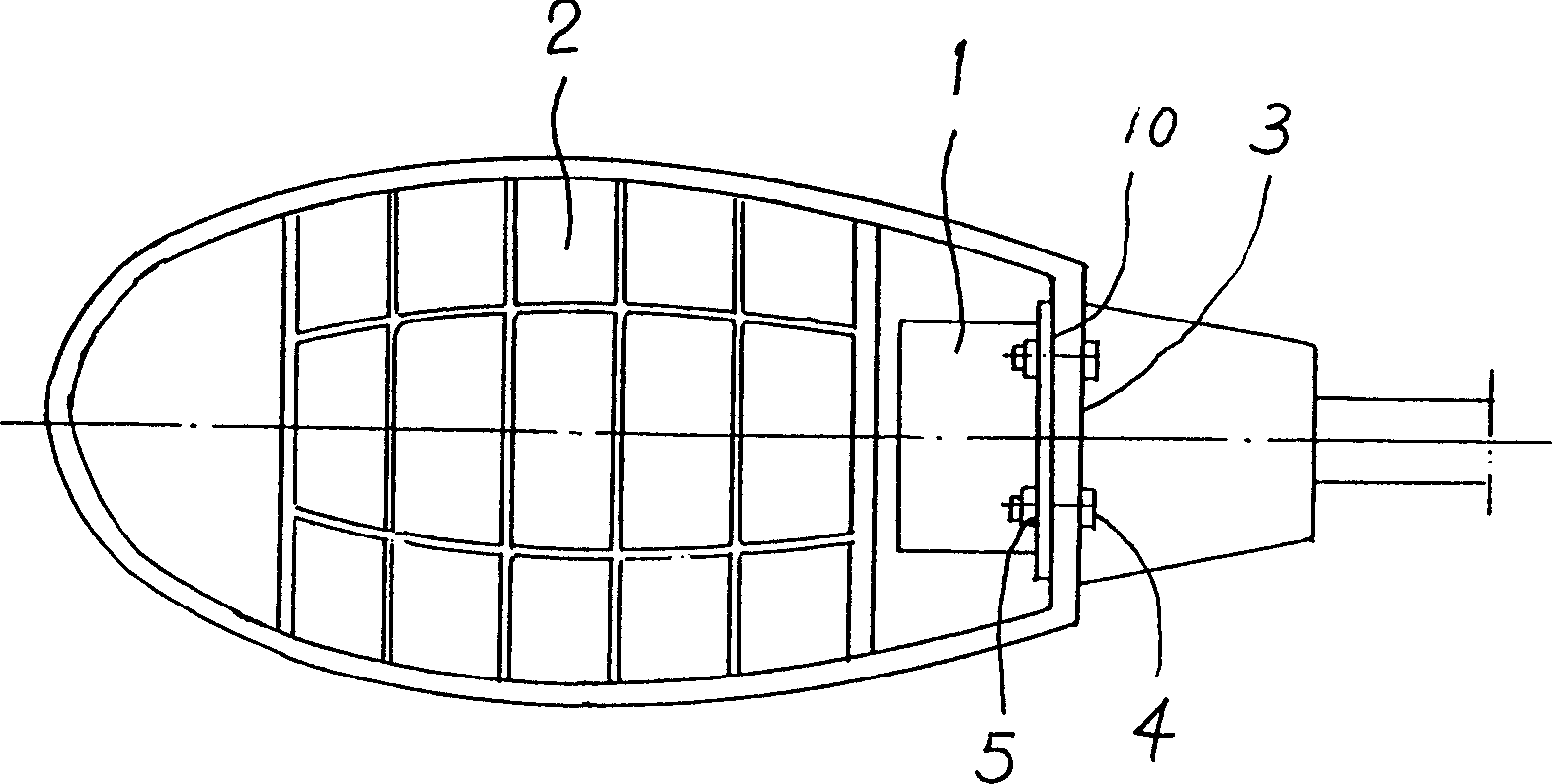 Method for arranging electronic ballast in high strength gas discharge lamp