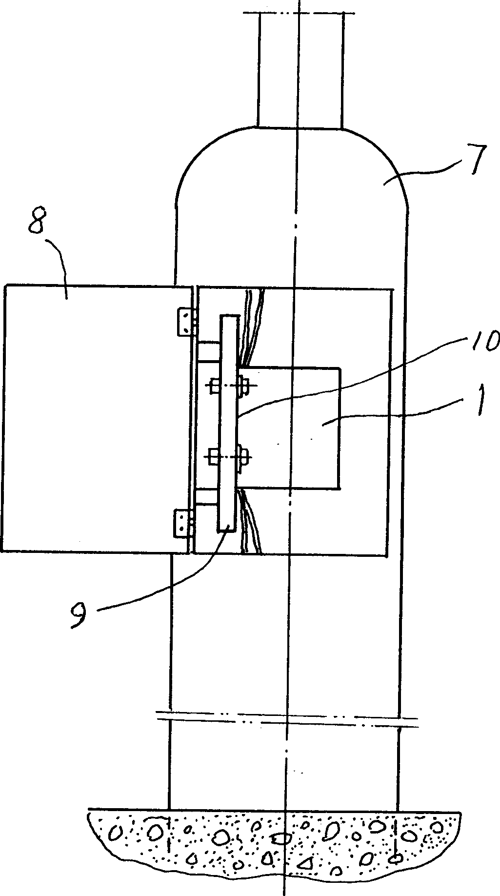 Method for arranging electronic ballast in high strength gas discharge lamp