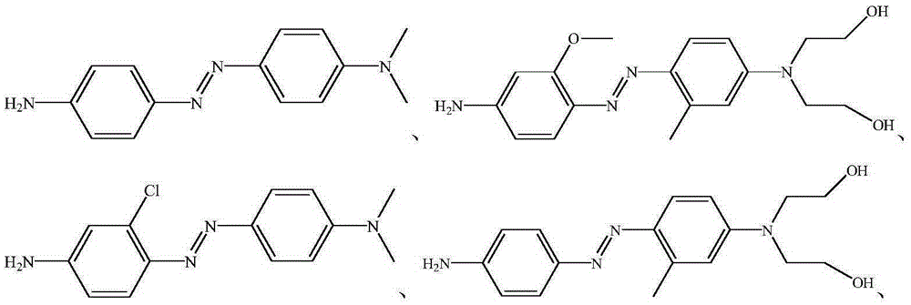 Disperse black dye composition