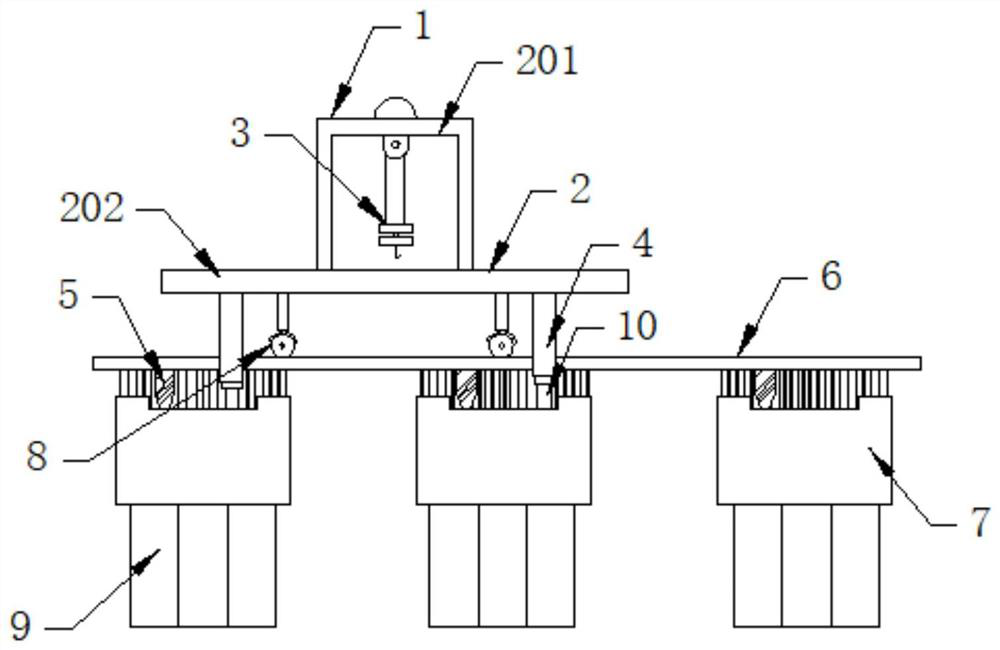 High-pile wharf superstructure integrated construction equipment and construction method thereof