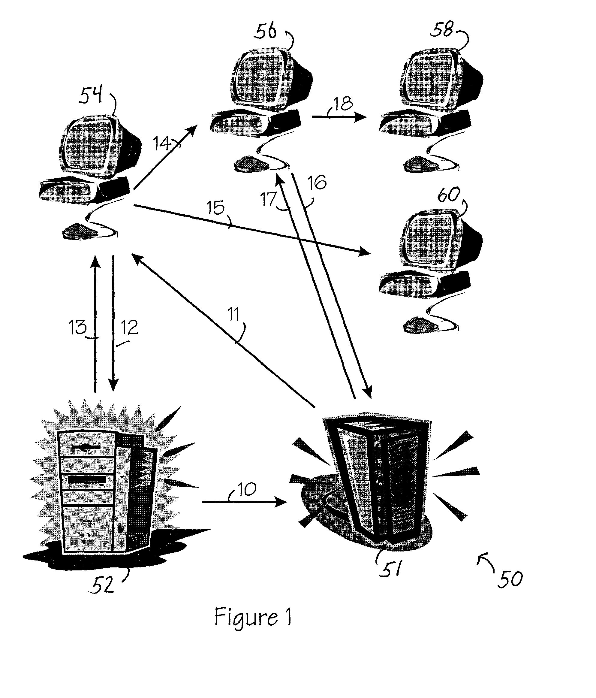 Method, system and article of manufacture for data distribution over a network