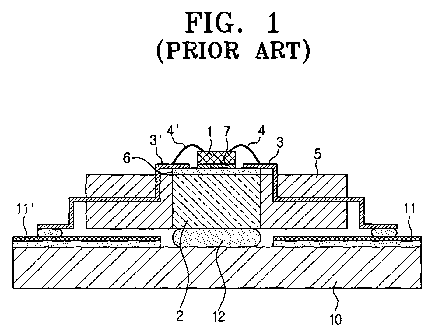 LED package structure and manufacturing method, and LED array module