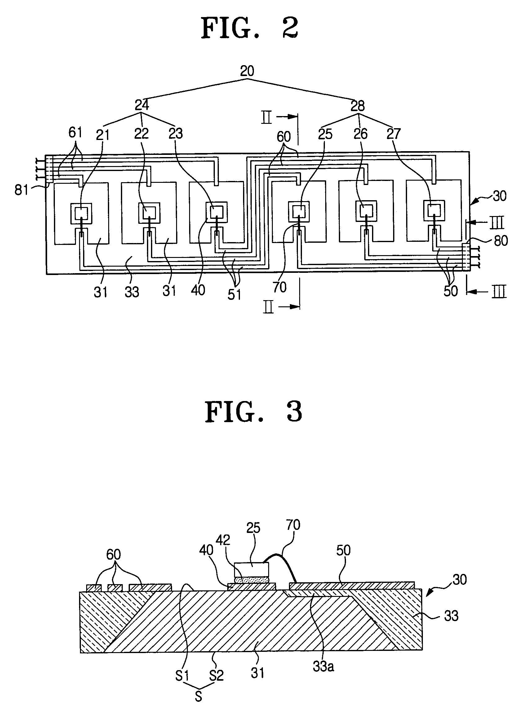 LED package structure and manufacturing method, and LED array module
