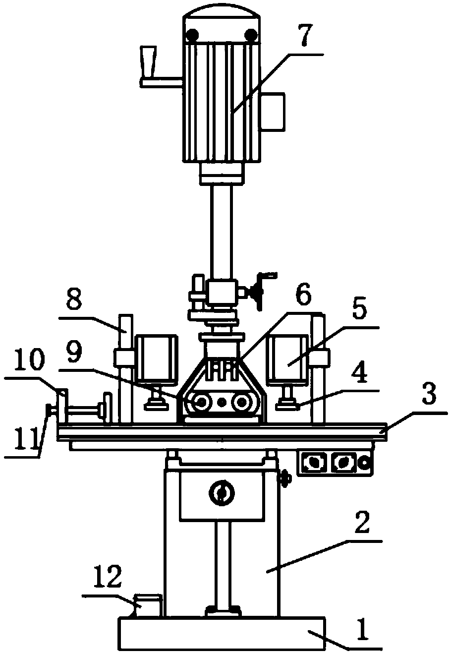 Energy-saving numerical control multi-drill and using method thereof