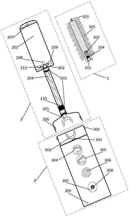 Novel bristle column-shaped electric toothbrush with blades