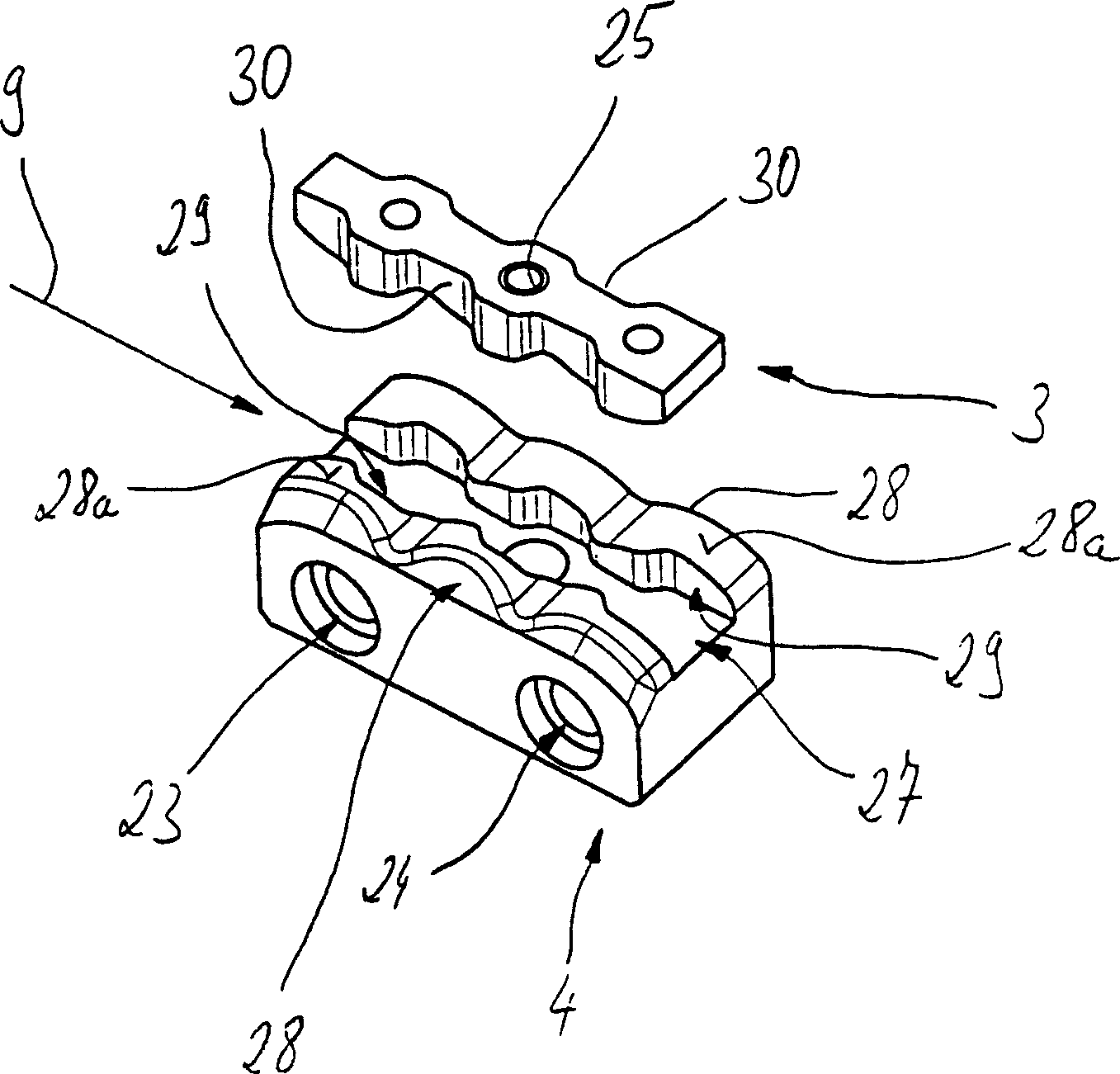 Punching/deforming tool for hundle-up device