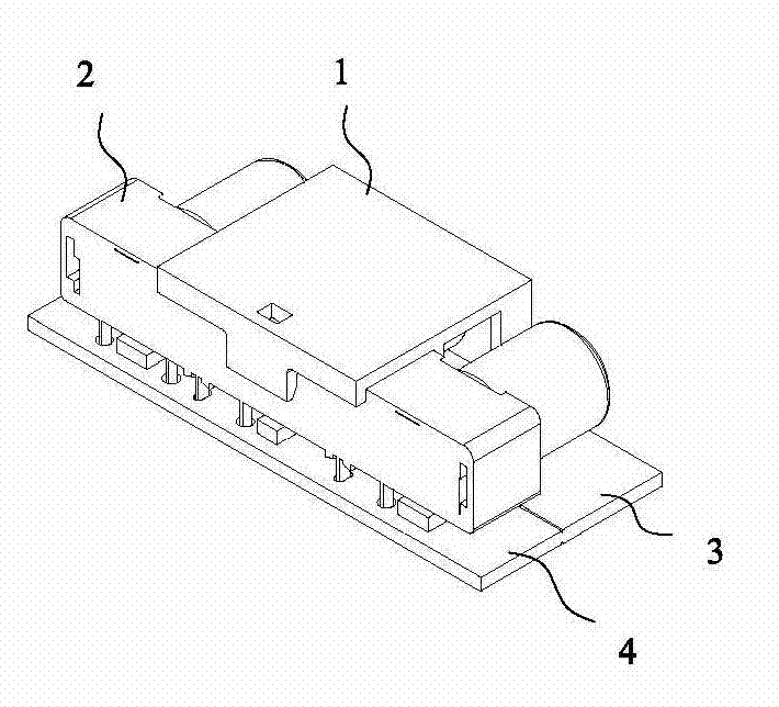 Electric connector and connecting piece structure thereof