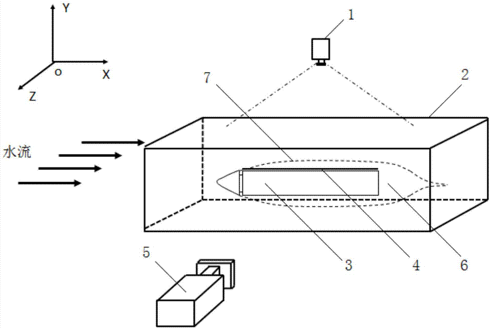 Device used for observing of ventilating cavitation flow-field regularity