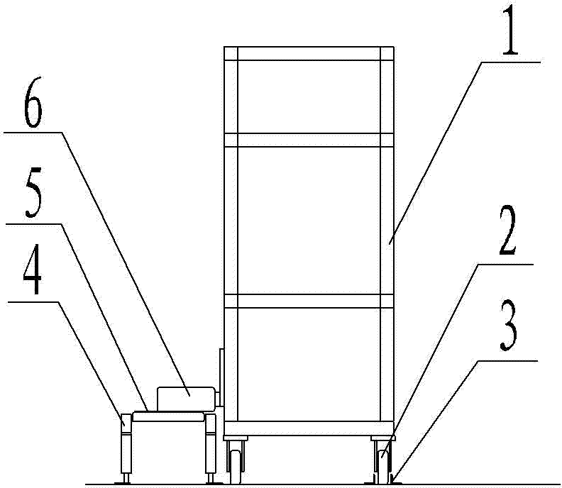 Belt friction type conveying machine