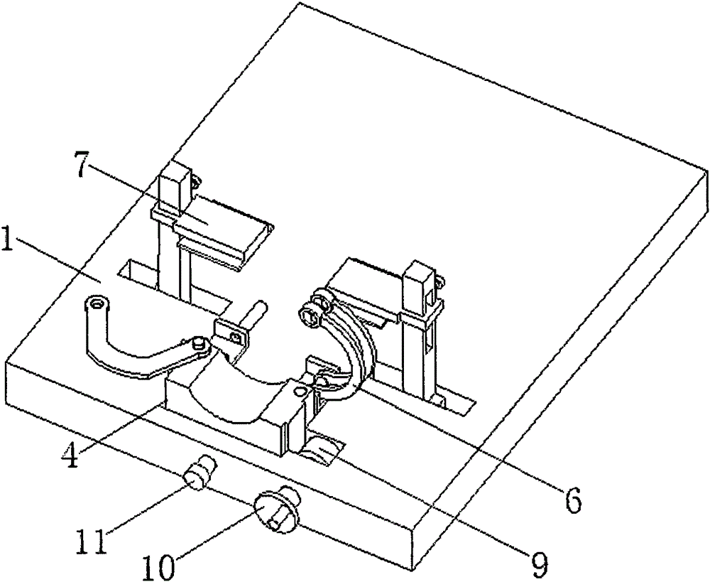 Neck fixing device for emergency surgery