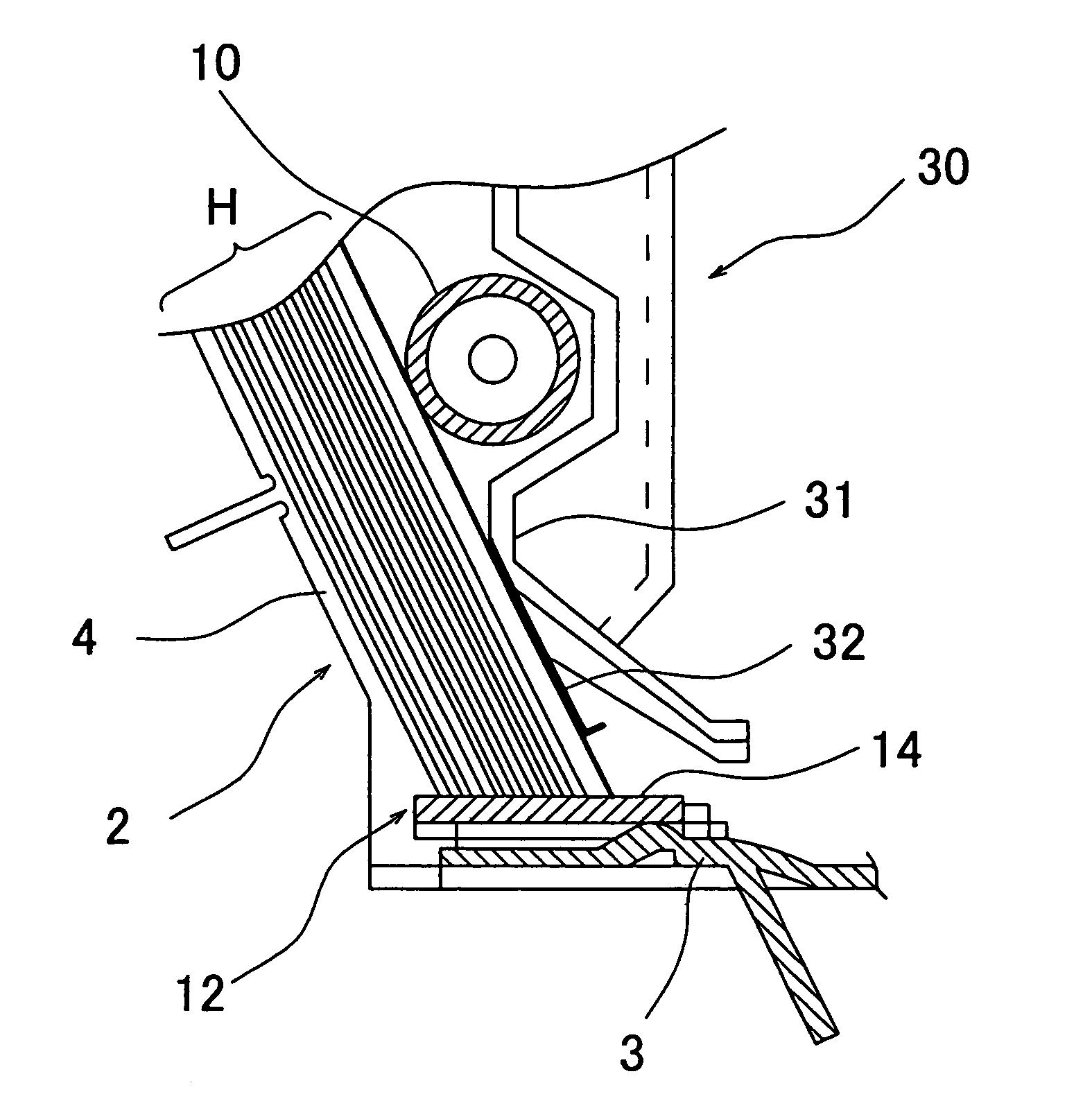 Paper separation mechanism and paper feed apparatus with the paper separation mechanism