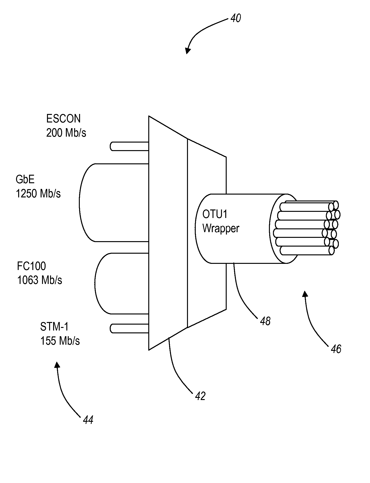 Radio frequency-based optical transport network systems and methods