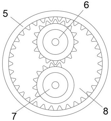 A fast-drying financial management accounting and stamping device