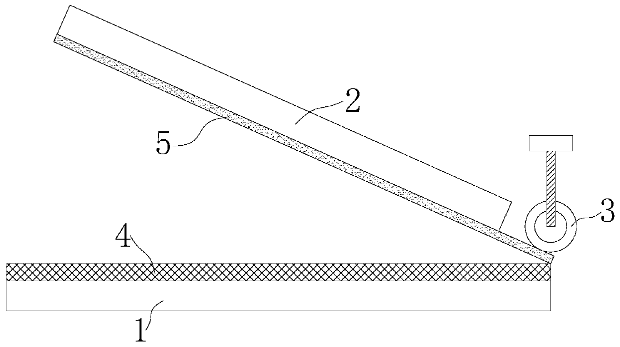 Back membrane attachment device for flexible substrates and method thereof