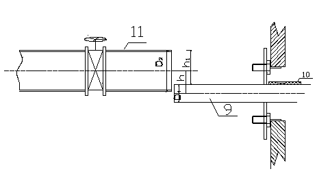 Pipe installation centralized positioning device and positioning method thereof