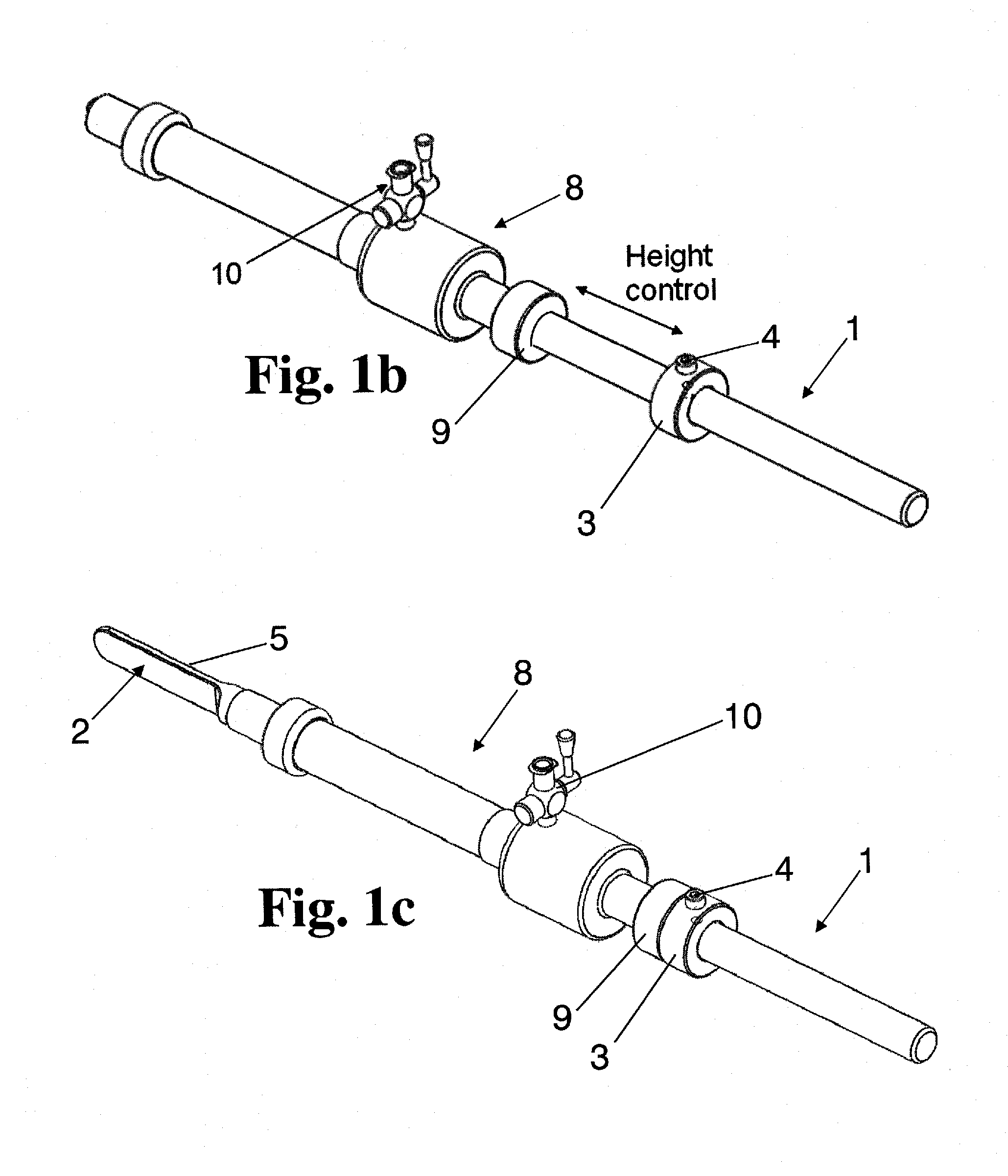 System and method for assisting the positioning of medical instruments