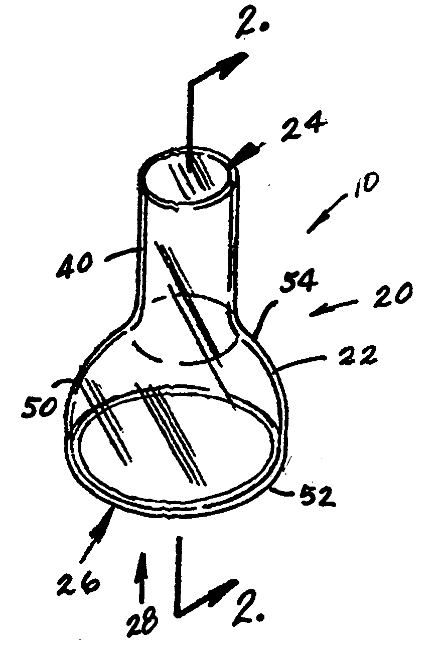 Nasal-dilating device for a constricted nostril