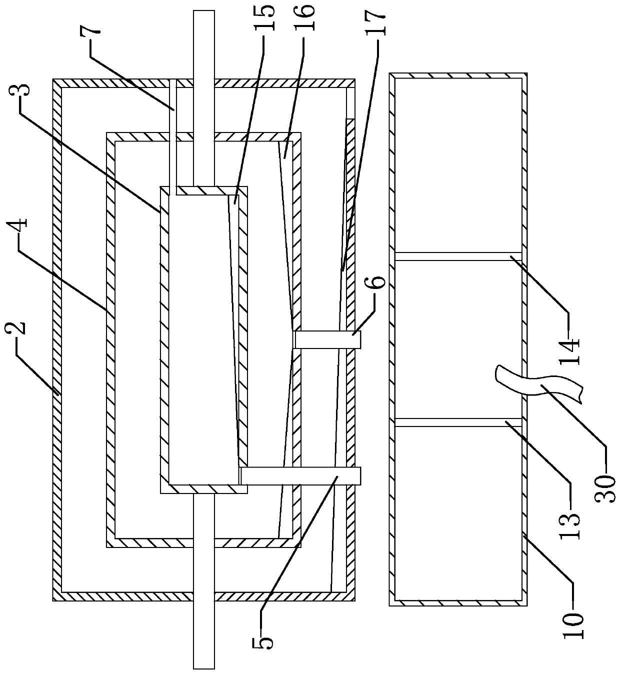 A magnetic core processing device