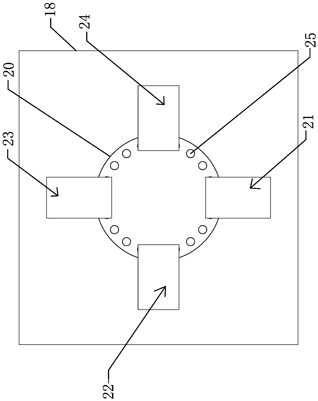 A magnetic core processing device