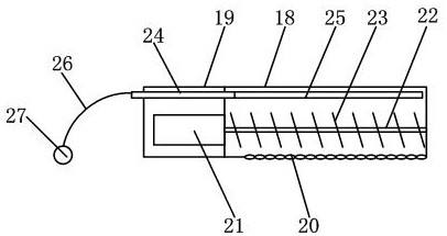 Protective film gluing device for automobile accessory glass