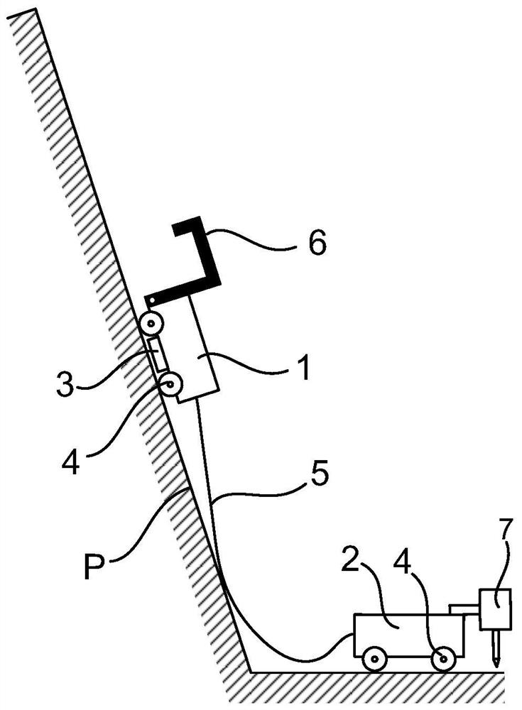 Inclined plane moving machine, multi-robot system and using method thereof