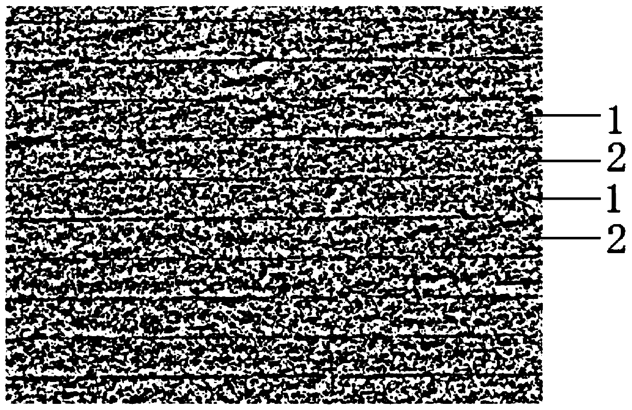 Method for preparing micro-laminated composite material by using ultrasonic additive and hot isostatic pressing and application thereof