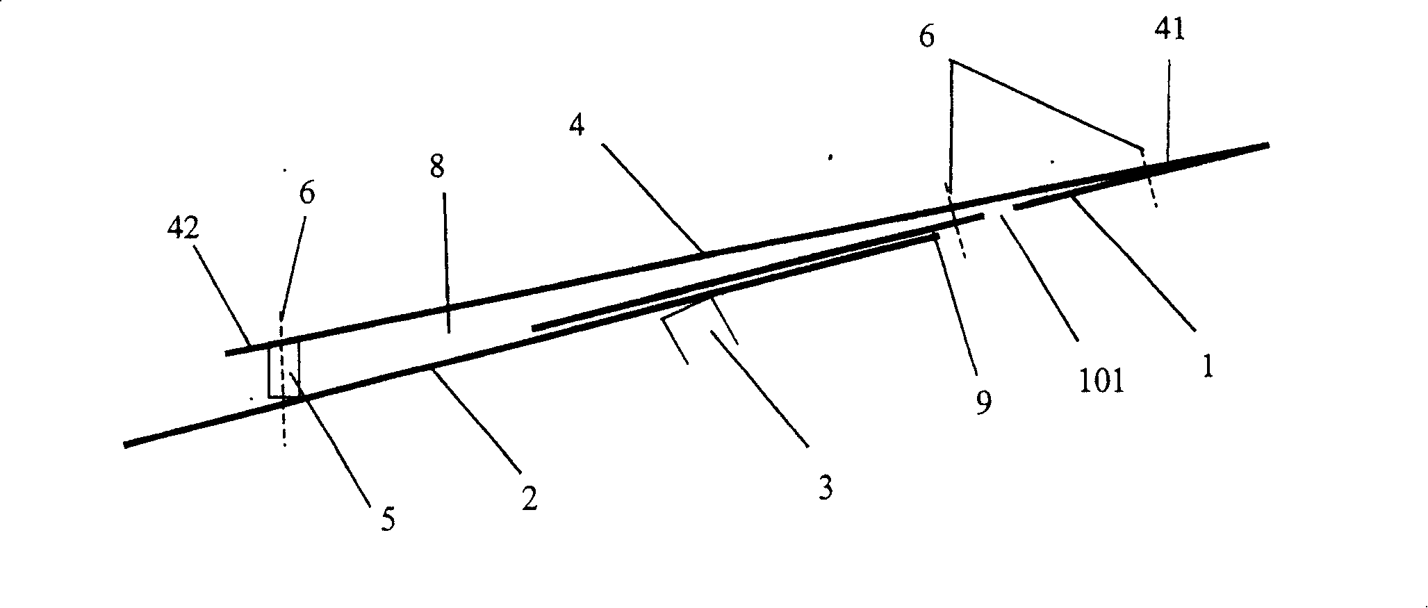 Method for treating seepage in tiled roof lap seam by profiled steel sheet