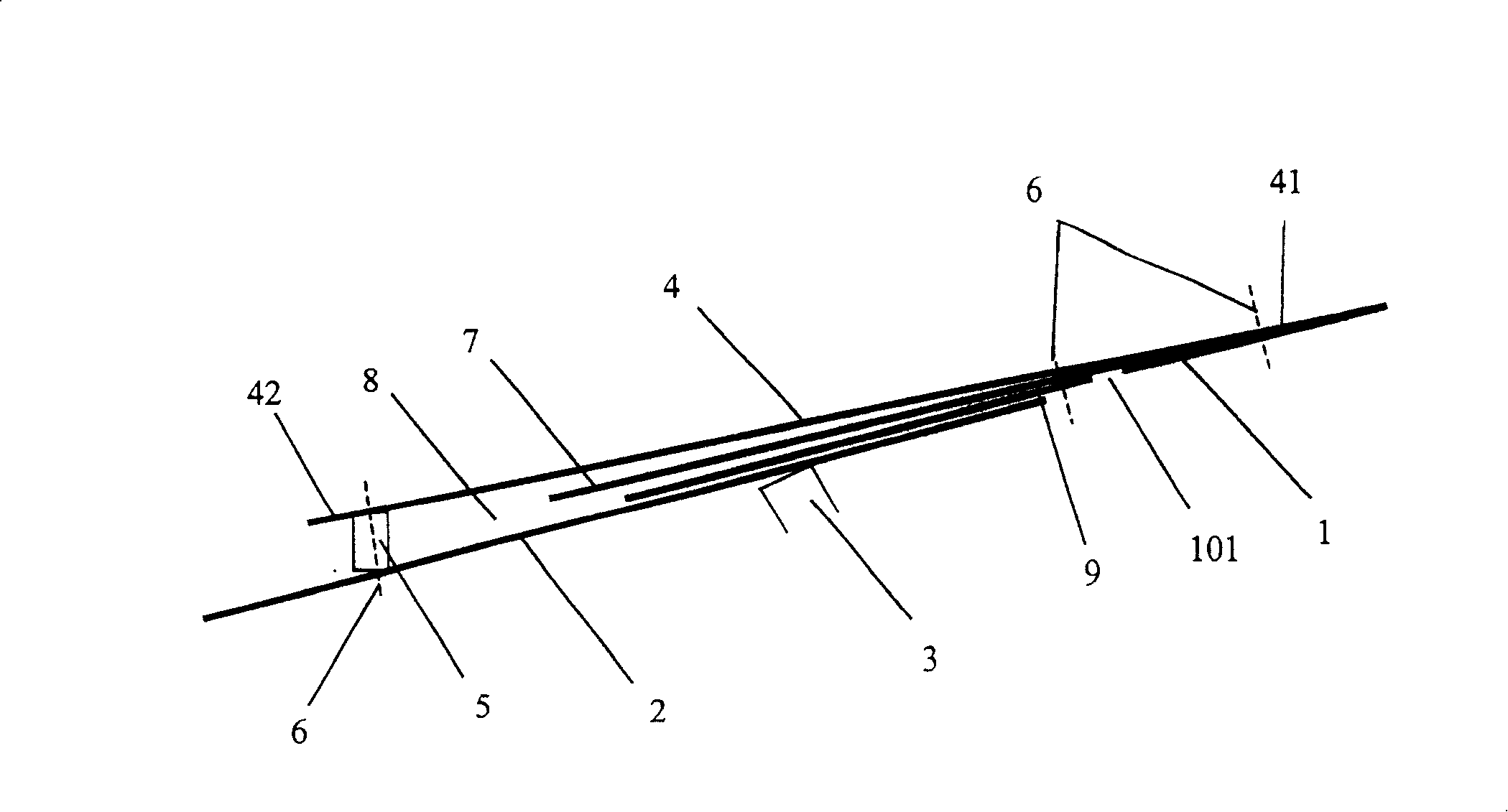 Method for treating seepage in tiled roof lap seam by profiled steel sheet