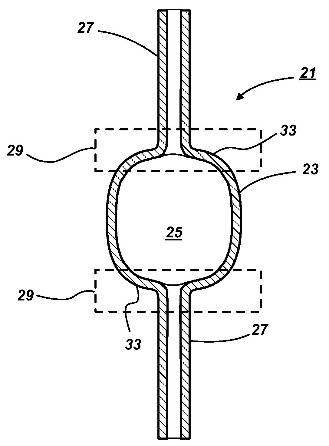 Ceramic discharge vessel having an opaque zone and method of making same