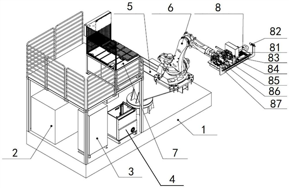 Intelligent equipment for tunnel leaky cable support drilling and expansion bolt installation