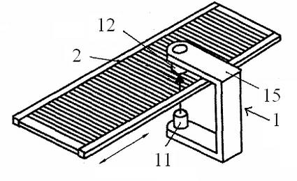 Steel reed dent measurement device