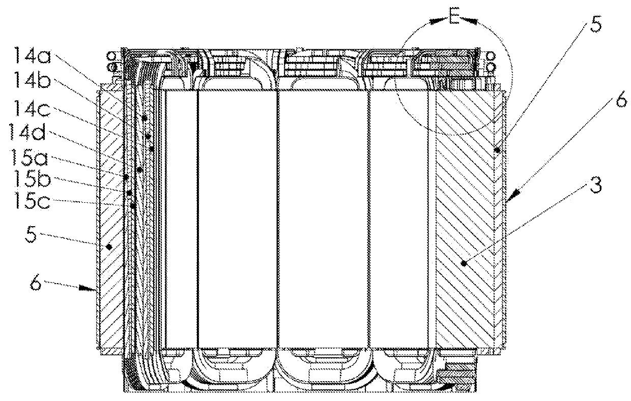 Concentrated winding stator construction for high efficiency machine