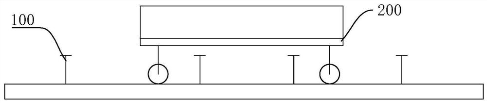 Position detection system and method and maglev transmission device