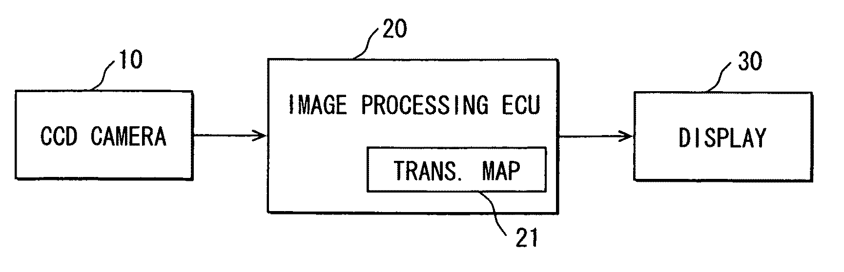 Image correction apparatus and method and method of making transformation map for the same