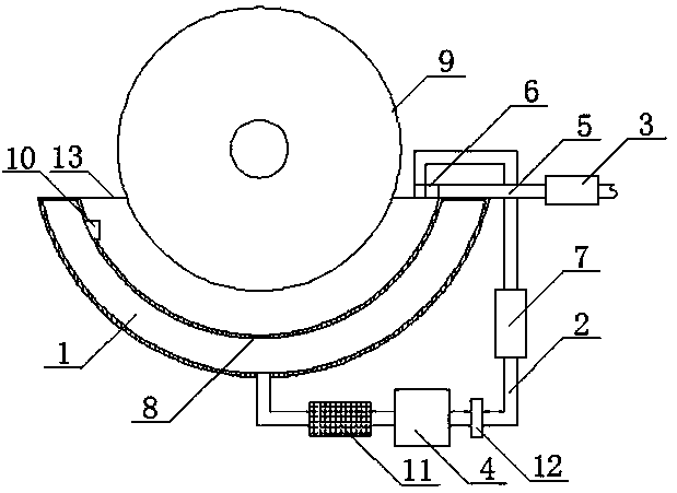 Fountain solution application method and system based on magnetization as well as application