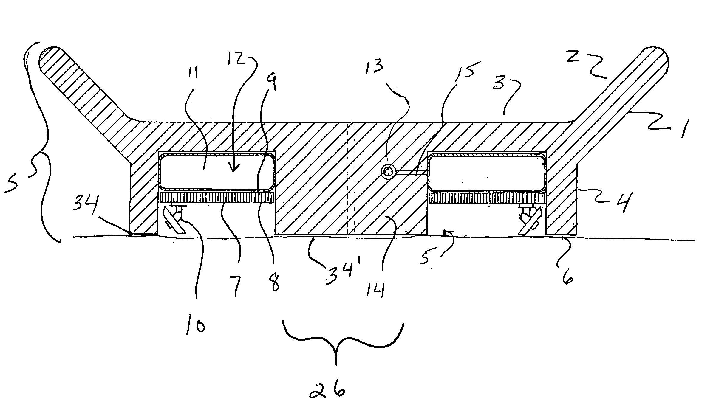 Pneumatic lifting system and method