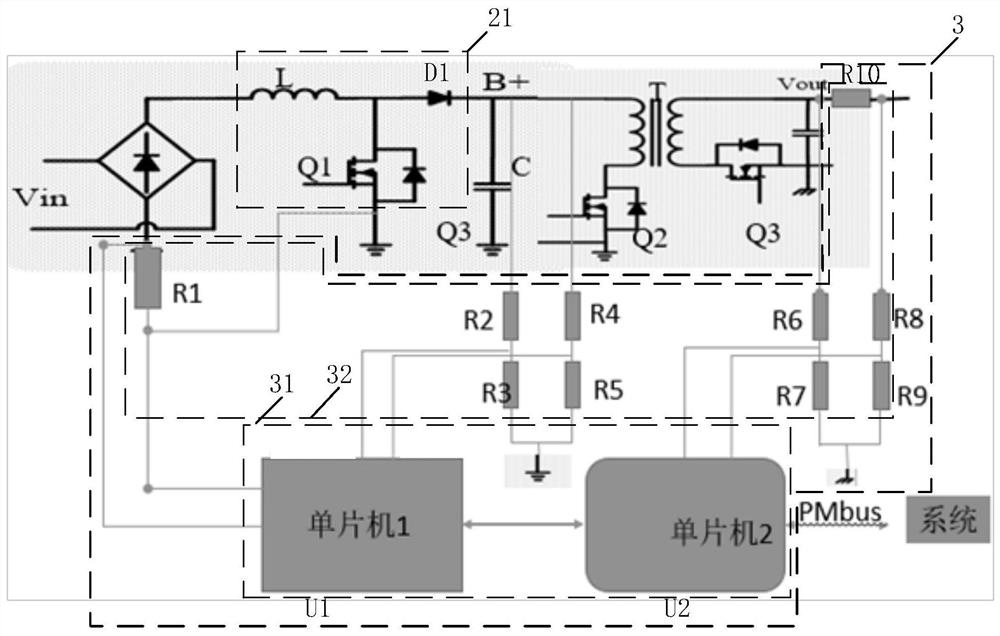 Power correction circuit anomaly detection method, system and circuit