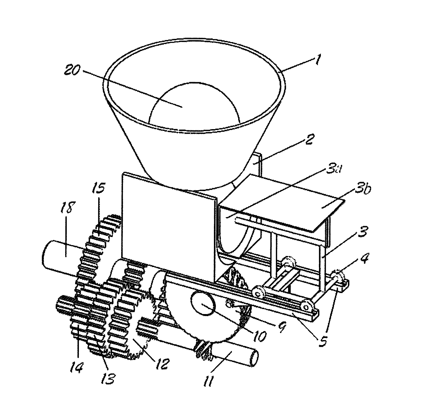 Volleyball feeding device