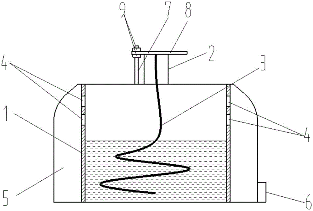 Two-cavity flame-proof safety alcohol lamp capable of achieving quick extinguishment