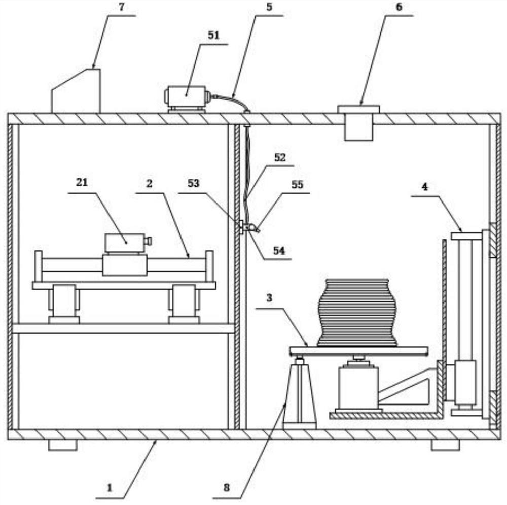 A 3D printing model laser polishing system and its application method